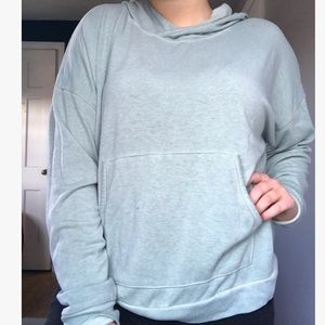 🌻Mint green pullover hooded sweatshirt